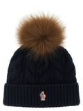 Moncler Grenoble Blue Virgin Wool Beanie
