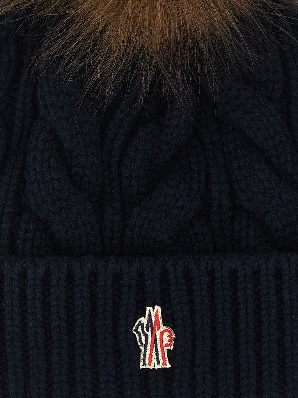 Moncler Grenoble Blue Virgin Wool Beanie