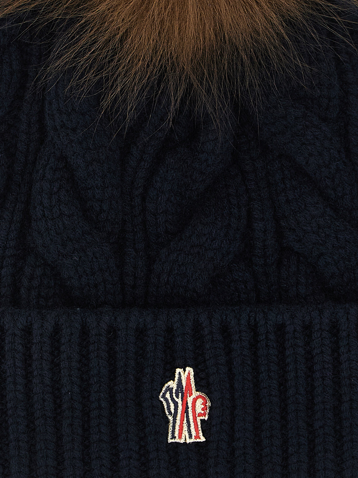 Moncler Grenoble Blue Virgin Wool Beanie