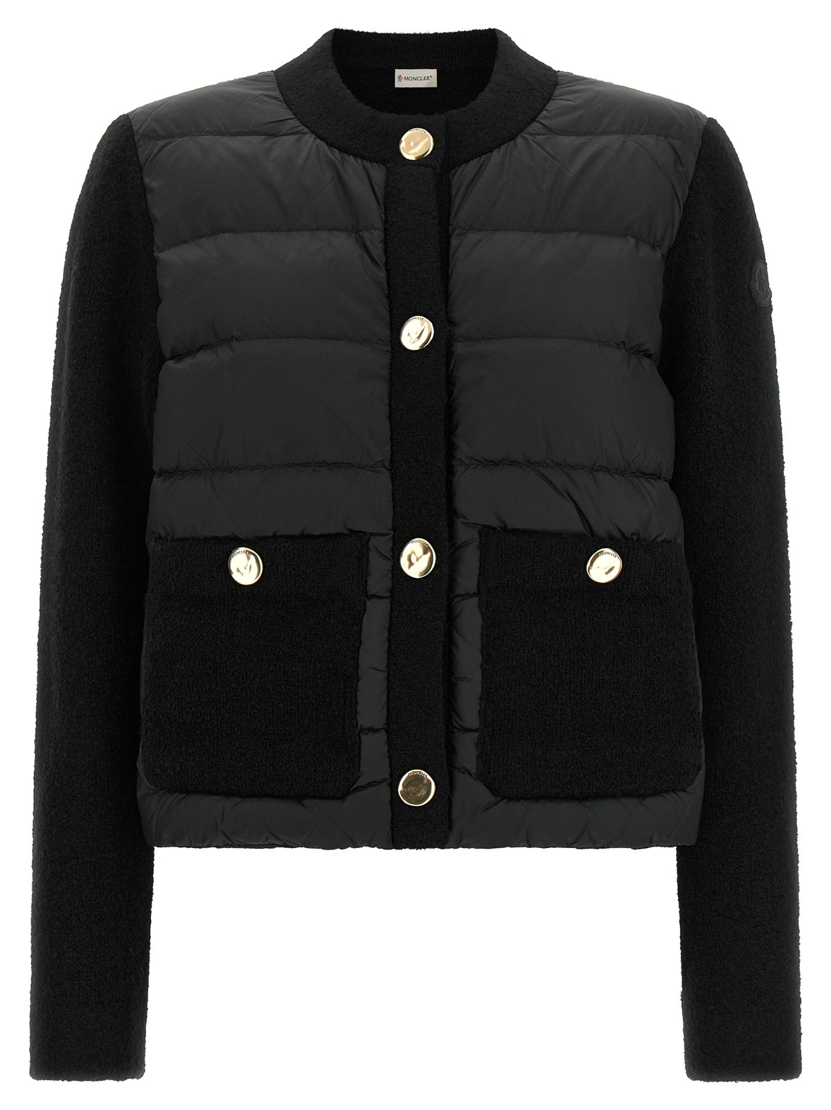 Moncler Black Polyamide Full-Length Jacket