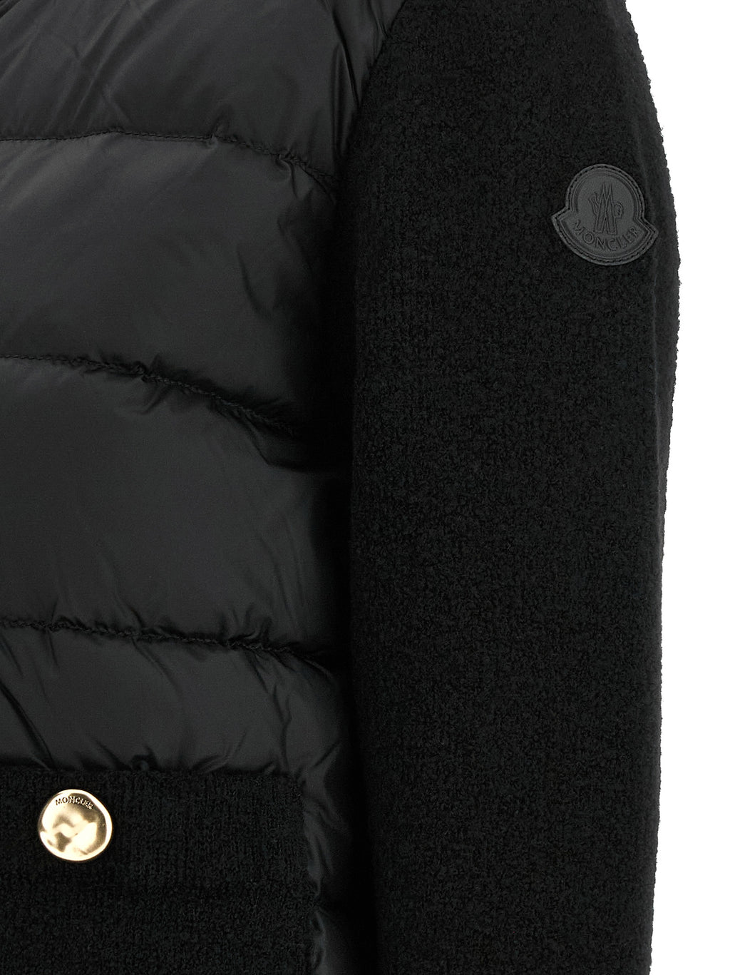 Moncler Black Polyamide Full-Length Jacket