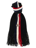Moncler Black Virgin Wool Foulard