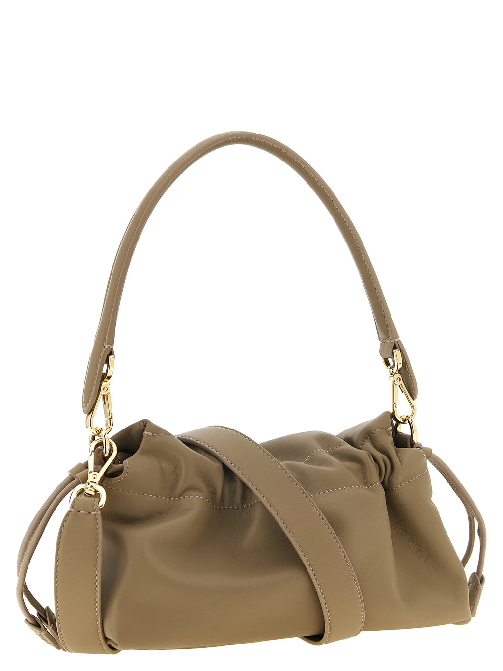 Fendi Beige Lamb Leather Handbag