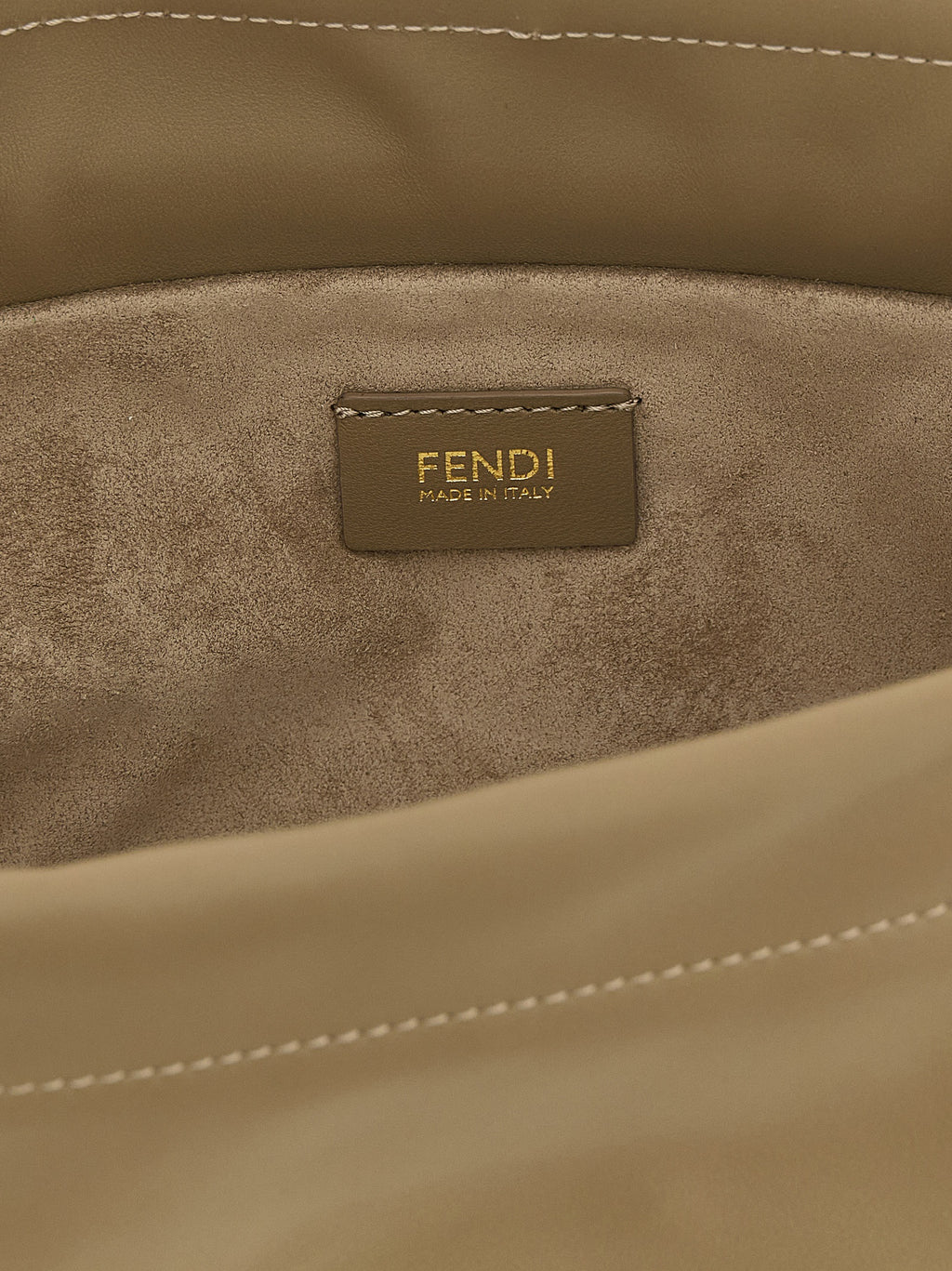 Fendi Beige Lamb Leather Handbag
