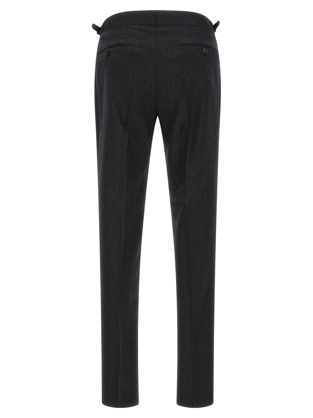 Pal Zileri Gray Wool Dress Pants