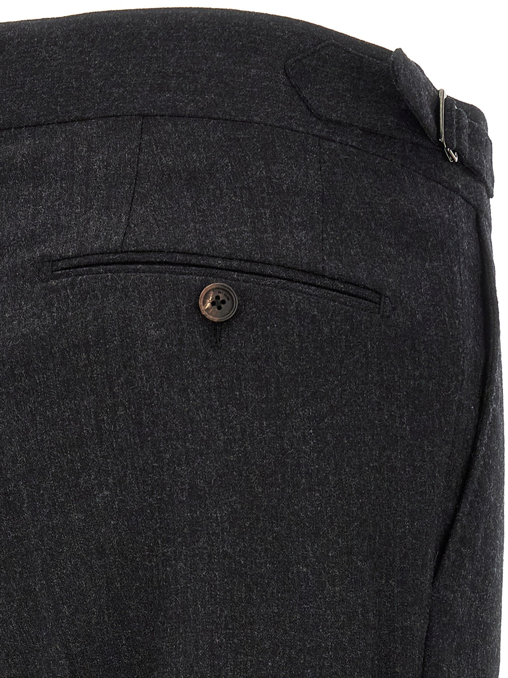 Pal Zileri Gray Wool Dress Pants