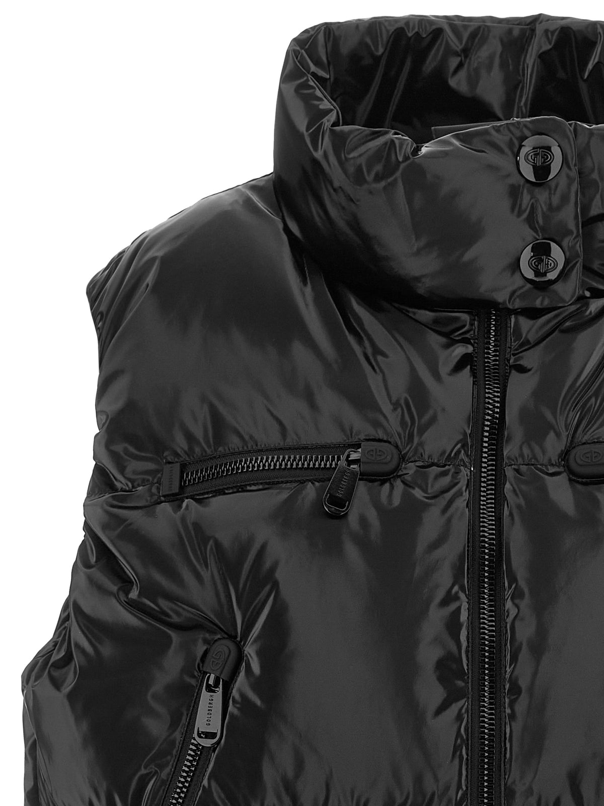 GOLDBERGH Black Polyethylene Sleeveless Jacket
