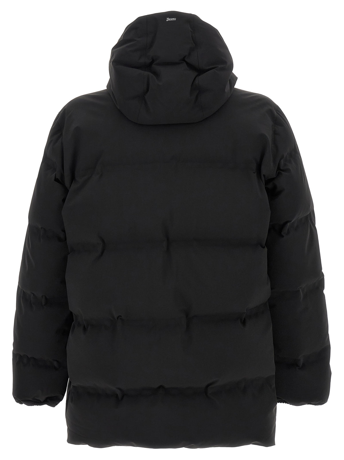 Herno Black Polyamide Full-Length Jacket