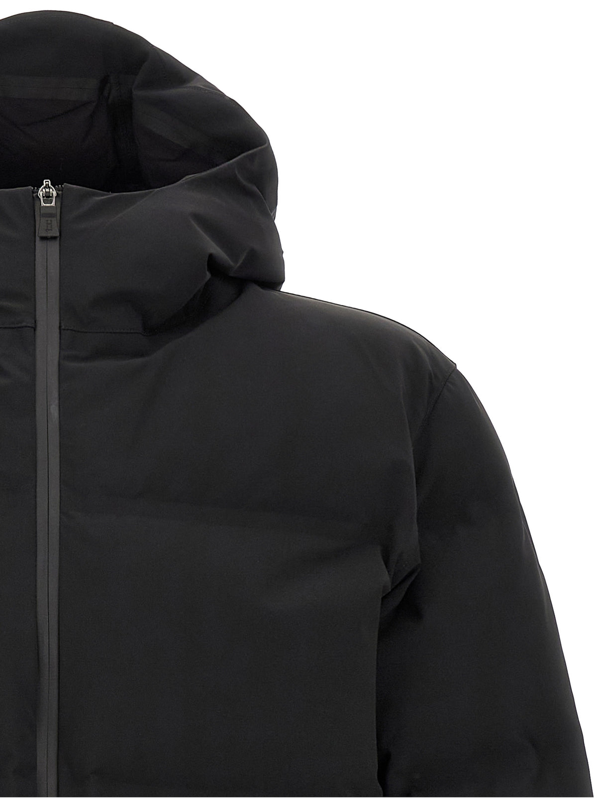 Herno Black Polyamide Full-Length Jacket