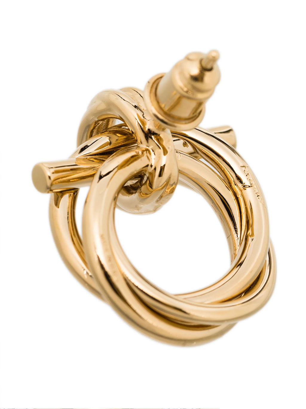 Ferragamo Gold Brass Earrings