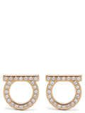 Ferragamo Gold Brass Earrings