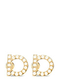 Ferragamo Gold Brass Earrings