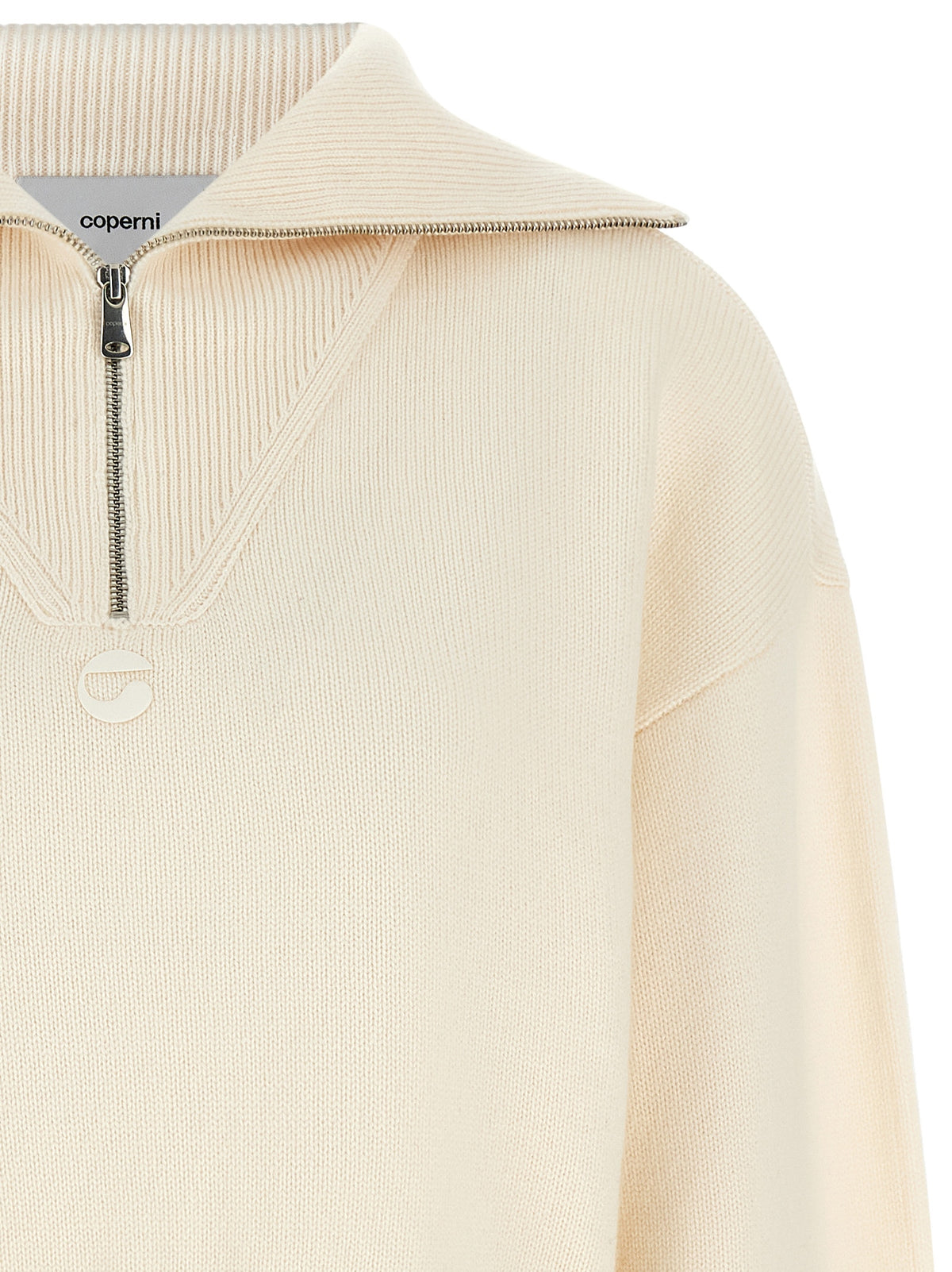 Coperni White Cashmere Cardigan