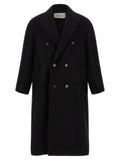 Ami Paris Black Wool Coat