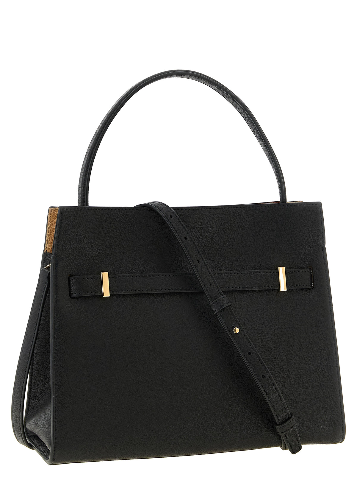 Tory Burch Black Lambskin Crossbody Bag