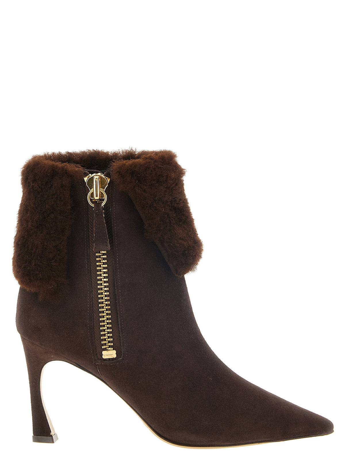 Alexandre Birman Brown Calfskin Ankle Boots