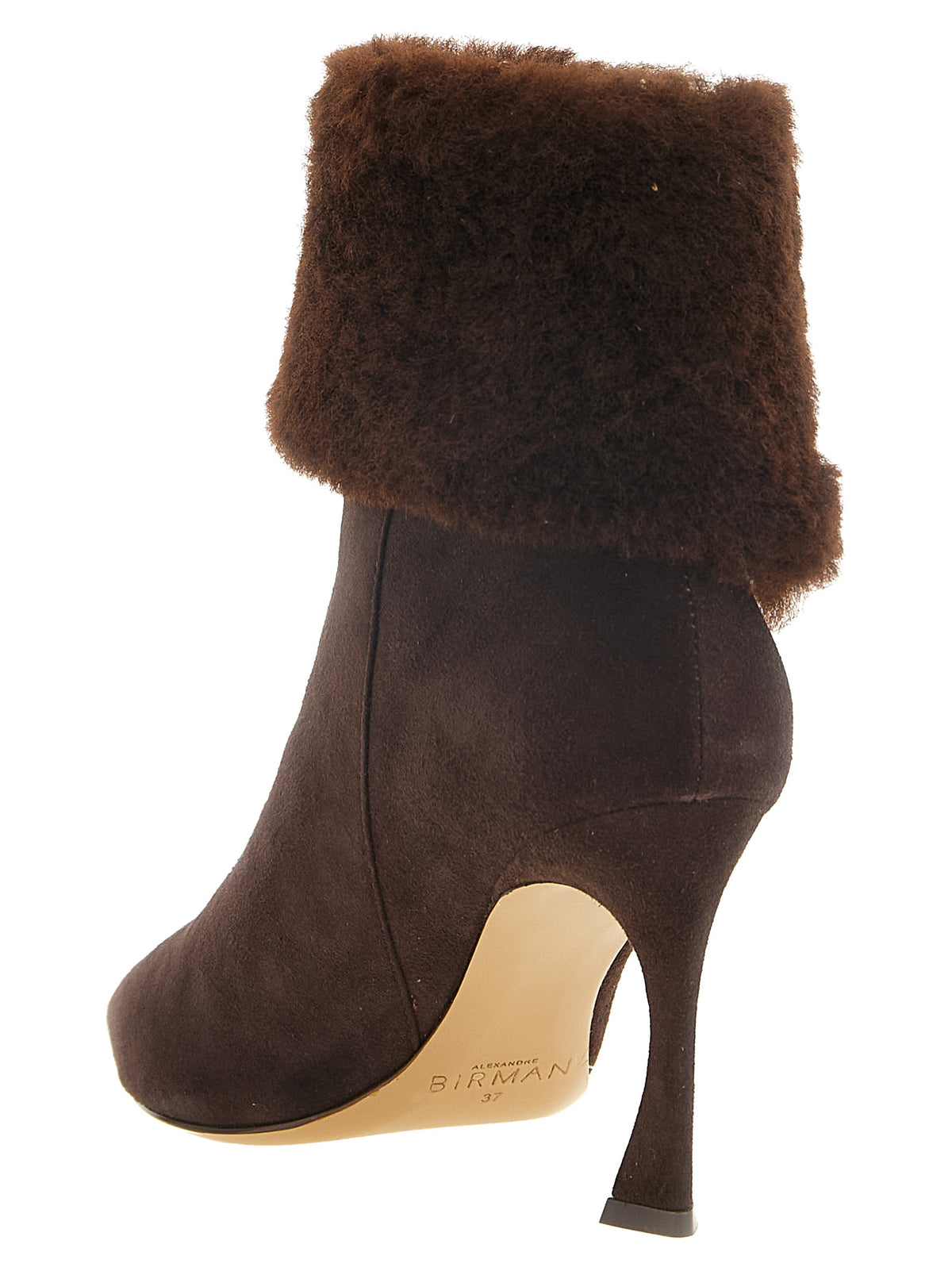 Alexandre Birman Brown Calfskin Ankle Boots