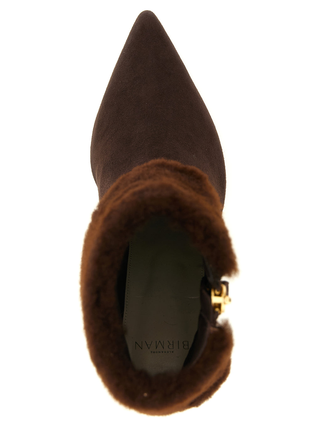 Alexandre Birman Brown Calfskin Ankle Boots