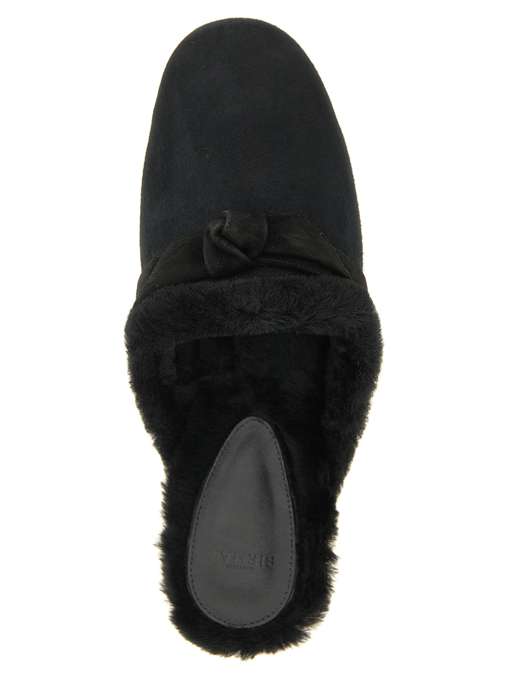 Alexandre Birman Black Calfskin Mules