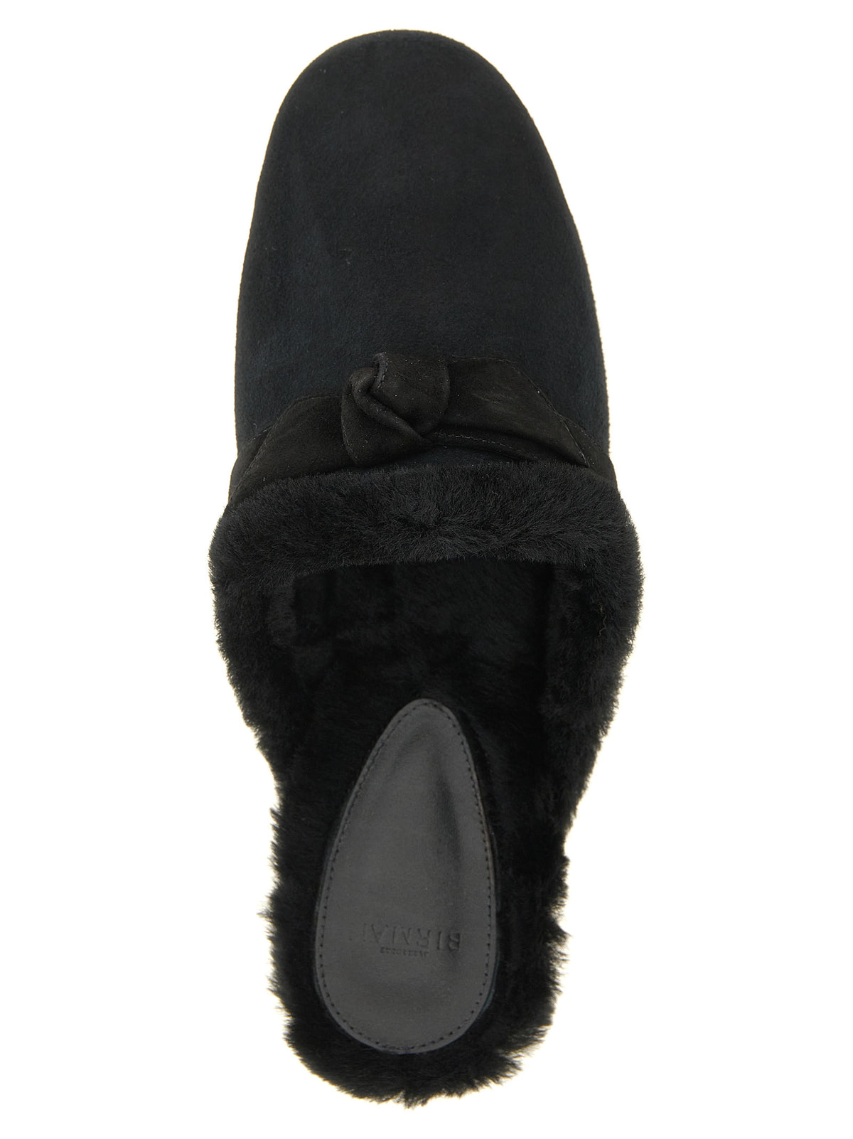 Alexandre Birman Black Calfskin Mules