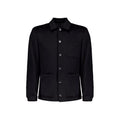 Autore Black Wool Full-Length Jacket