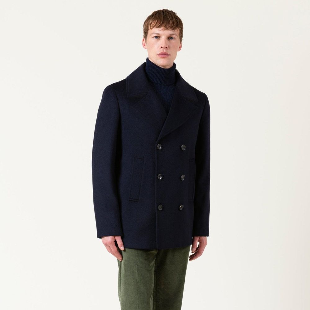 Autore Blue Wool Coat