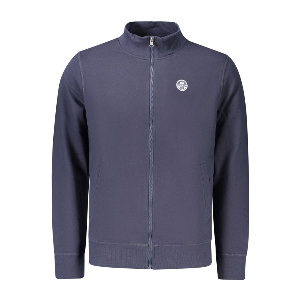 North Sails Blue Cotton Men's Sweatshirt
