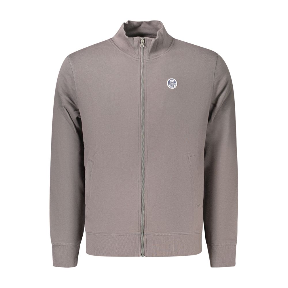 North Sails Gray Cotton Men's Sweatshirt