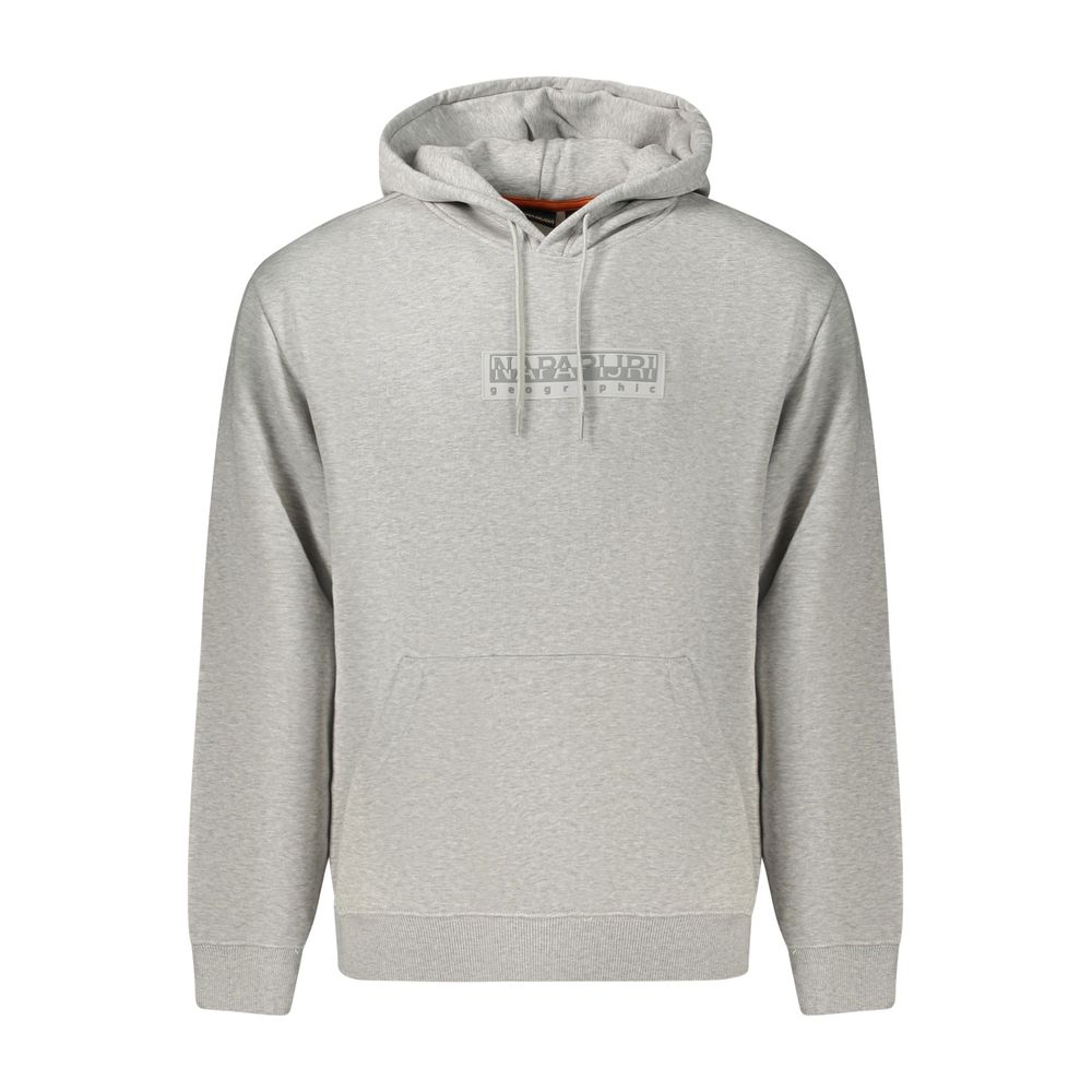Napapijri Gray Cotton Men's Sweatshirt