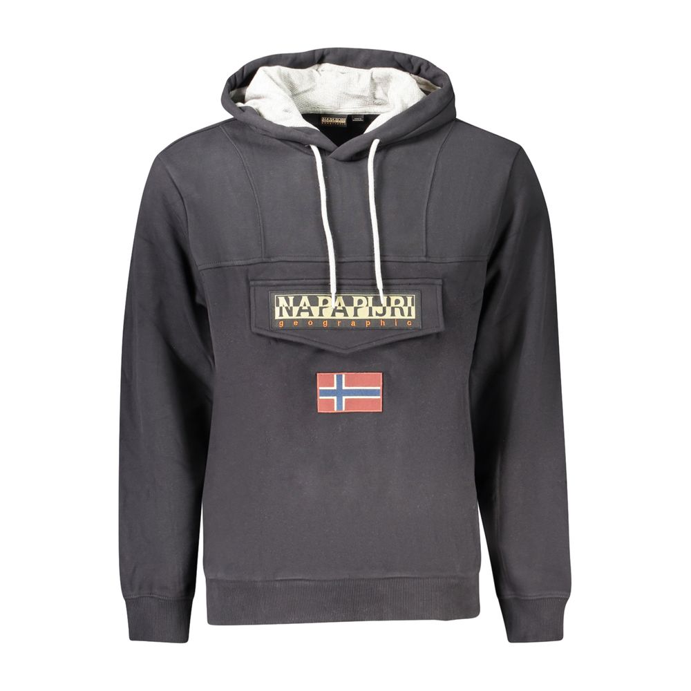 Napapijri Black Cotton Men's Sweatshirt