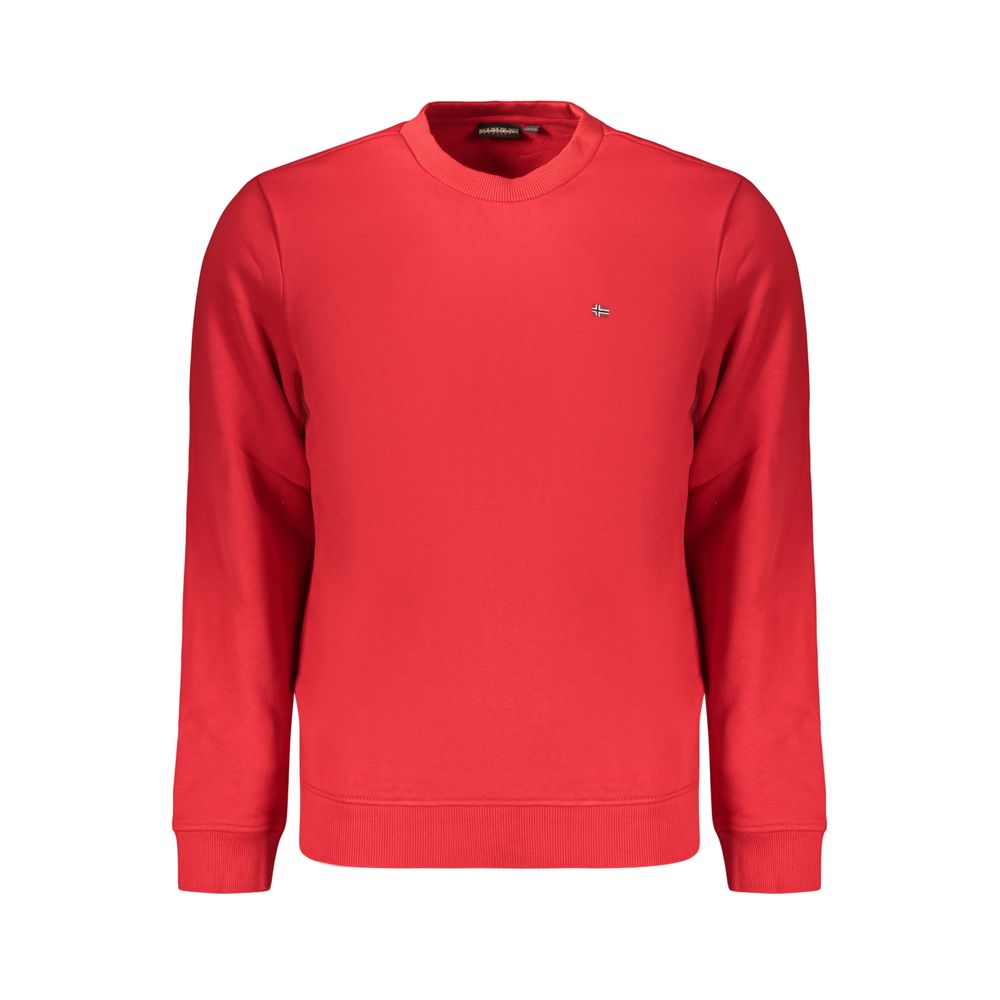 Napapijri Rosso Cotton Men's Sweatshirt