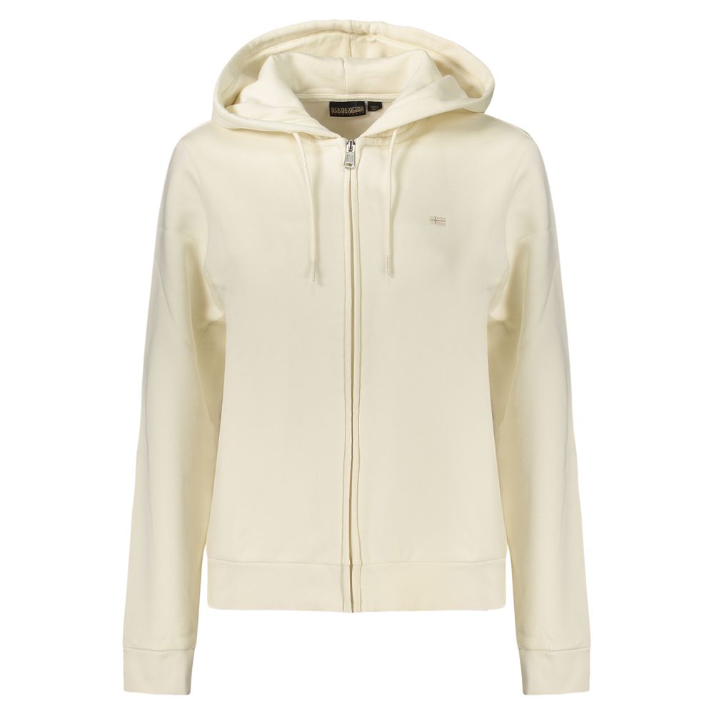Napapijri White Cotton Sweatshirt