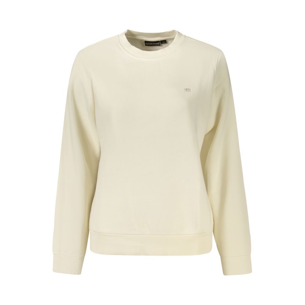 Napapijri White Cotton Sweatshirt