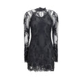 Blumarine Black Polyamide Cocktail Dress