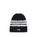 Y-3 Black Recycled Polyamide Beanie