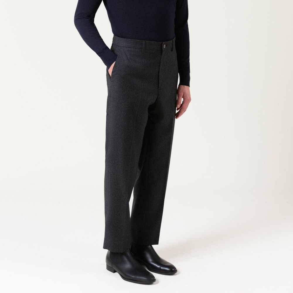 Autore Gray Wool Dress Pants