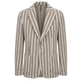 Roberto Pepe Luxury Beige Cotton Men Jacket