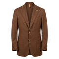 Roberto Pepe Luxury Brown Viscose Men's Jacket