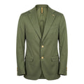 Roberto Pepe Luxury Green Cotton Men Jacket