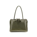 The Attico Bicolor Calf Leather Bos Taurus Shoulder Bag