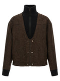 Maison Margiela Brown Wool Bomber
