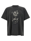 44 Label Group Black Cotton T-Shirt
