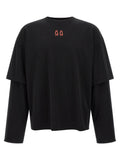 44 Label Group Black Cotton T-Shirt