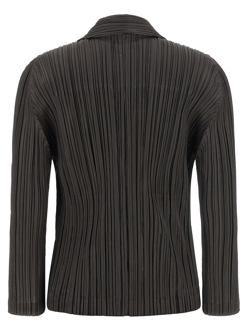 PLEATS PLEASE ISSEY MIYAKE Gray Polyester Blazer