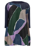 PLEATS PLEASE ISSEY MIYAKE Multicolor Polyester Midi Dress