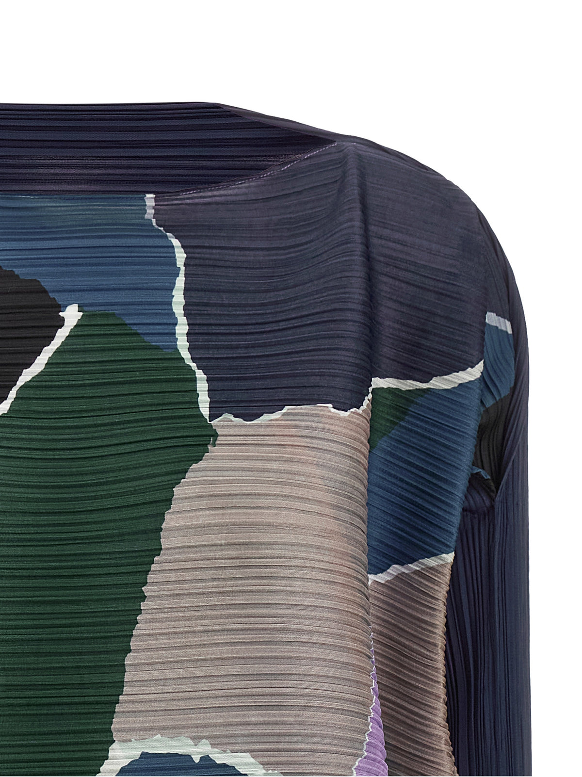 PLEATS PLEASE ISSEY MIYAKE Multicolor Polyester Midi Dress