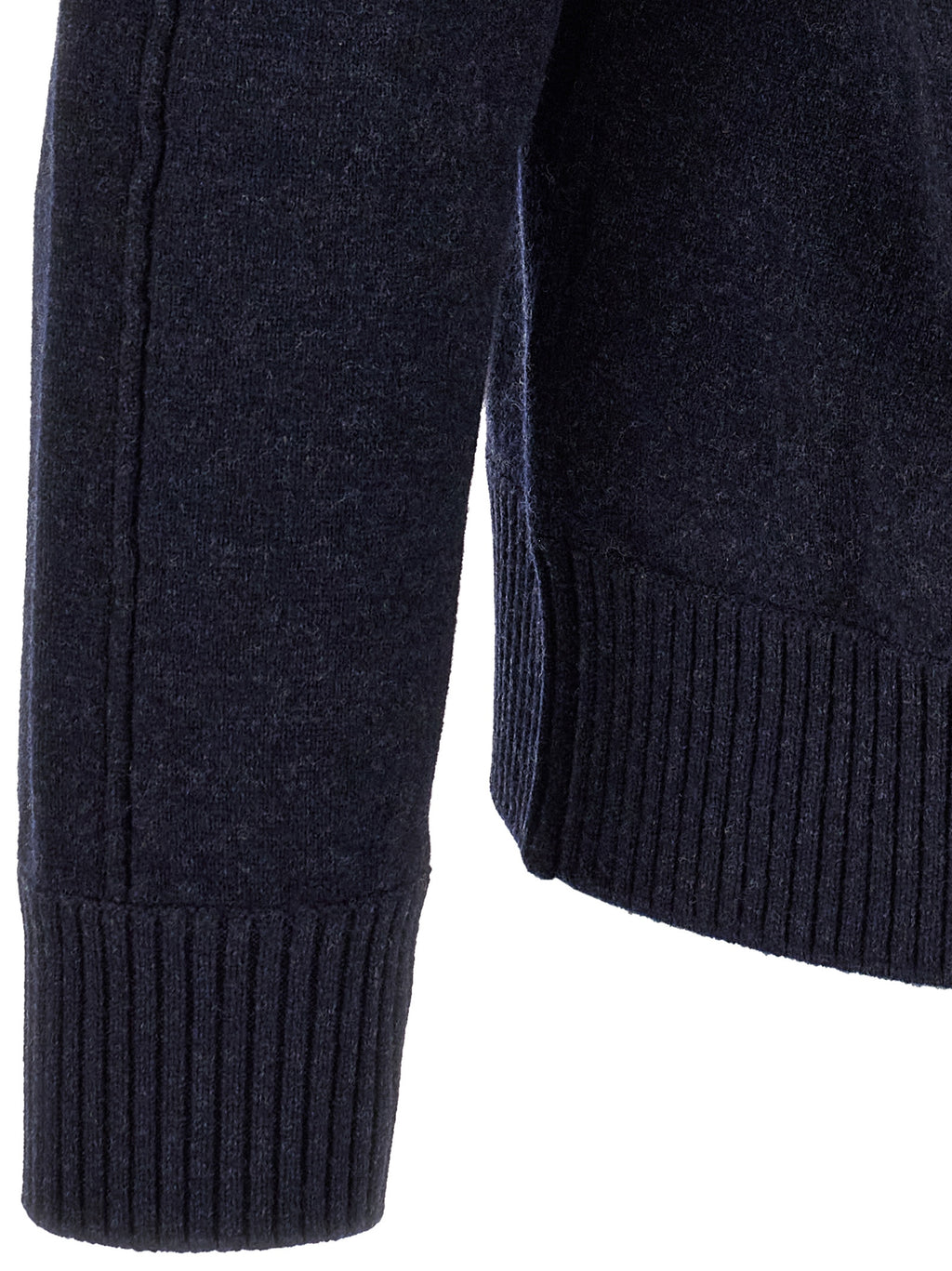 ZEGNA Blue Wool Polo Shirt