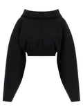 Rick Owens Black Viscose Sweatshirt