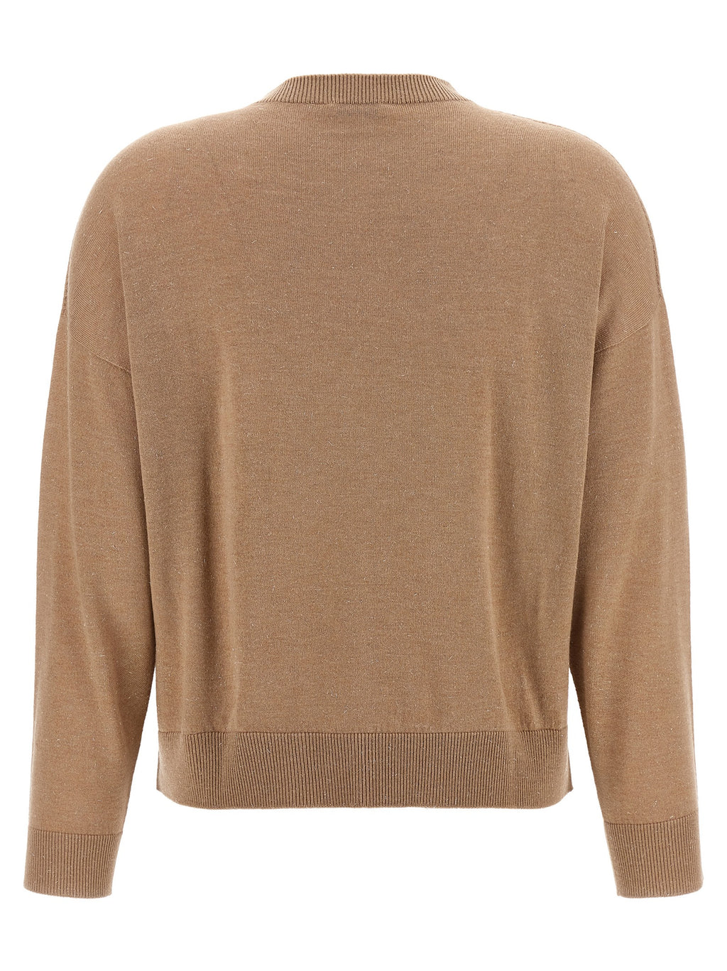 Peserico Beige Virgin Wool Cardigan
