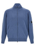 C.P. Company Blue Wool Cardigan